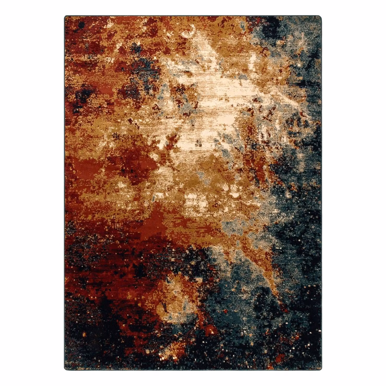 RugsX Wool Omega Rug in Red and Multicolour, W: 170 cm, D: 235 cm – 2