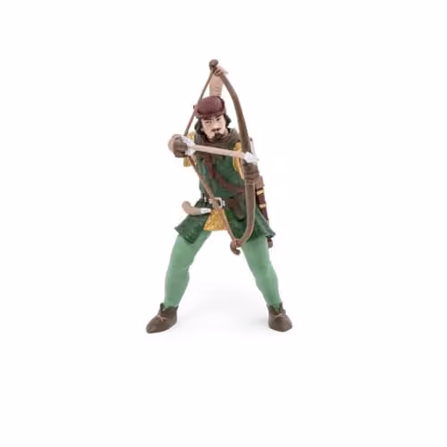 Papo Medieval Fantasy Robin Hood Hand-painted Collectable Figure, Multicolour