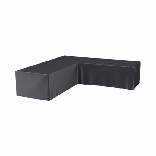 AeroCover Protective Cover for L-shaped Lounge Sets, Anthracite, W: 330 cm, D: 255 cm, H: 100 cm, H: 70 cm