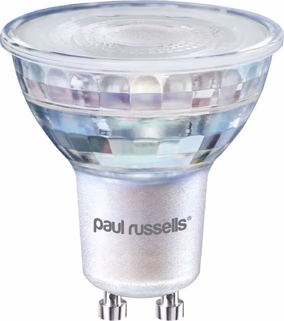 Paul Russells 3W GU10 LED Cool White Bulb, White