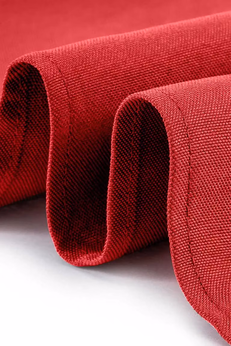 Neel Blue Red Polyester Reusable Table Napkins, Wrinkle-Resistant, W/D: 50 x 50 cm