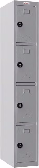Phoenix Safe Company Personal Locker in Grey with Combination Lock, PL1433GGC, H 180 cm x W 100 cm – 1