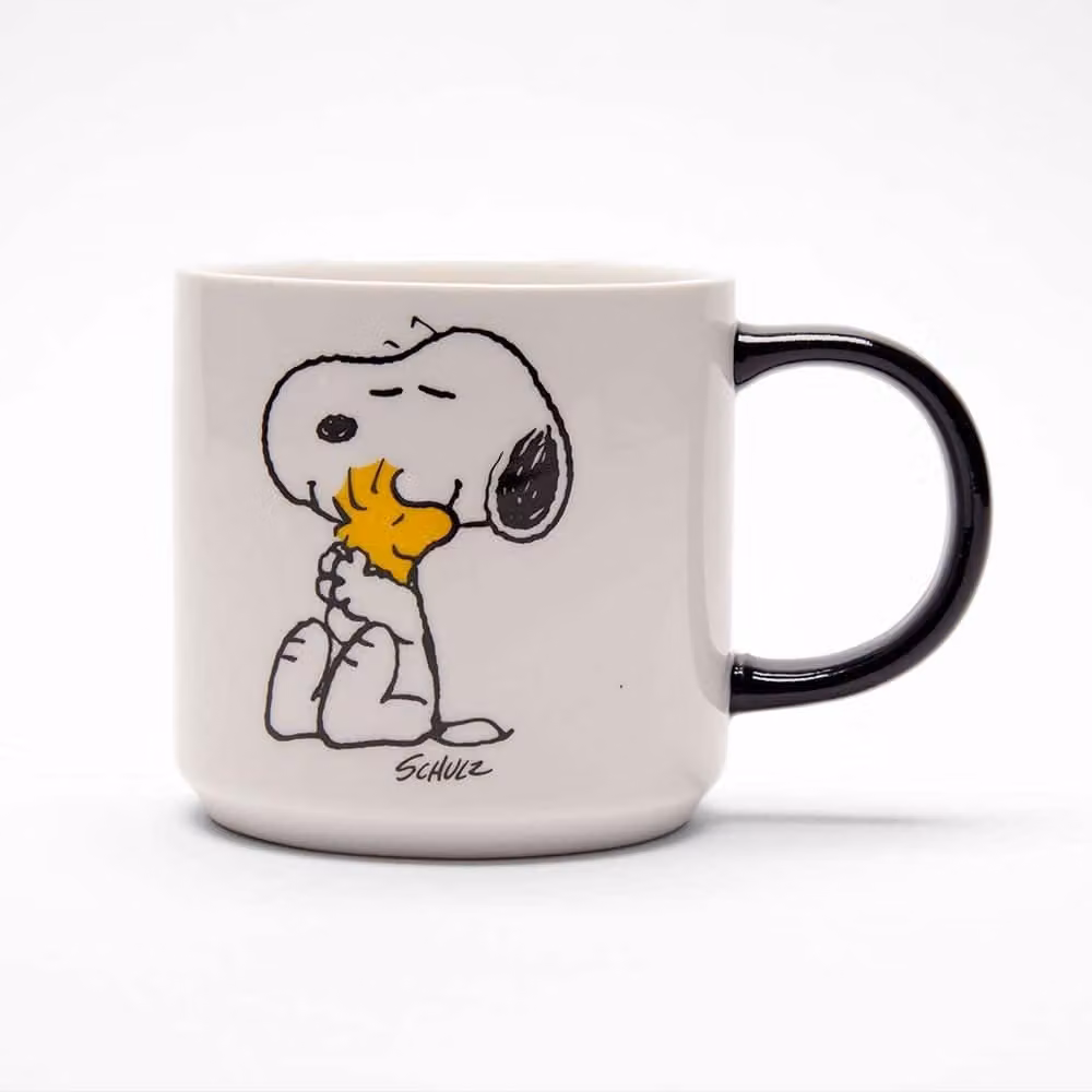 Magpie Love Porcelain Mug, White, 330ml