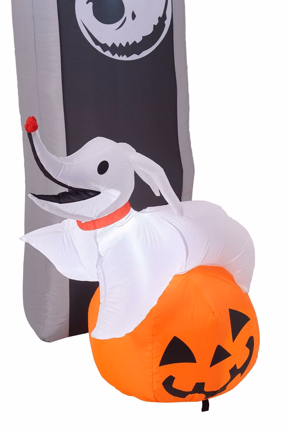 Garden Sanctuary Jack and Sally Halloween Inflatable Archway with LED Lights, Multicolour – 5