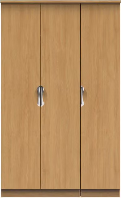 2 U Holborn Triple Plain Wardrobe in Brown