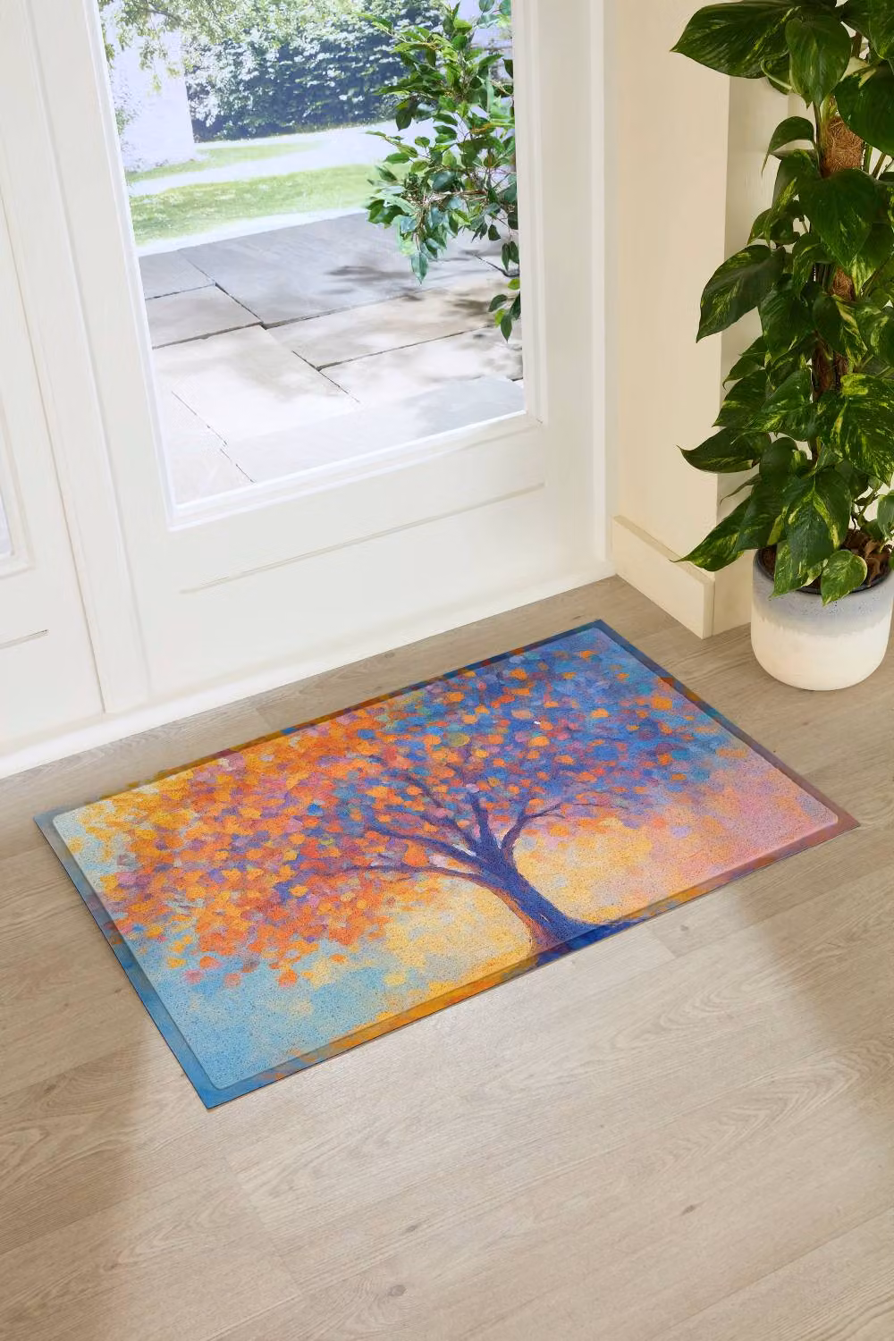 Artsy Mats Tree Of Life Doormat, Multicolour, W: 60 cm, D: 90 cm – 2