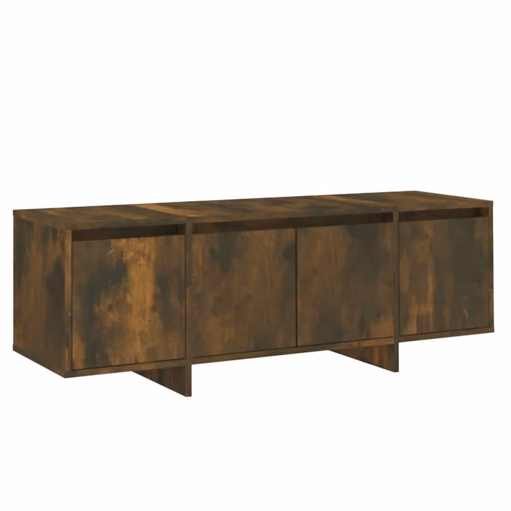 Berkfield Home Modern Smoked Oak TV Cabinet in Brown, W/D/H: 120 x 30 x 40.5 cm – 2