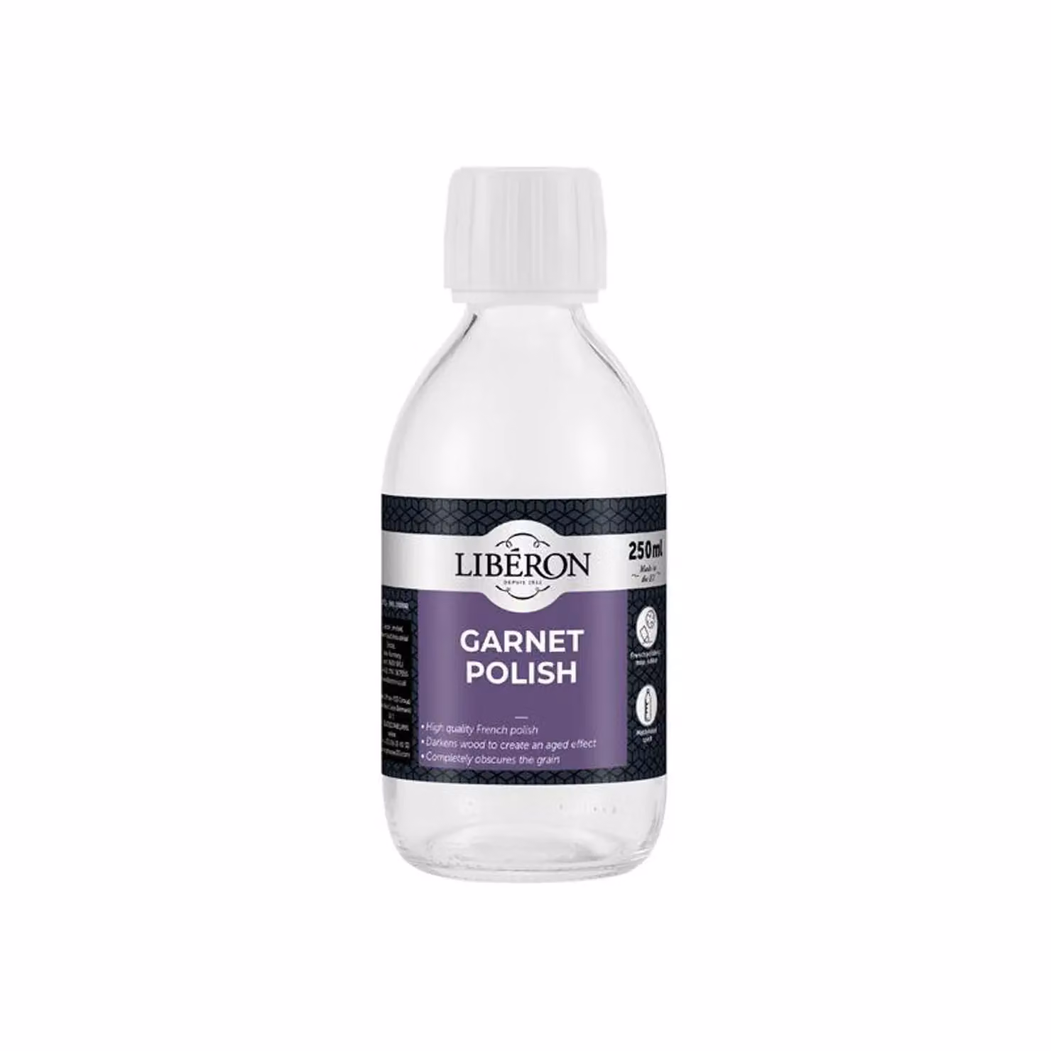 Liberon Garnet Wood Polish, White, 250 ml – 2