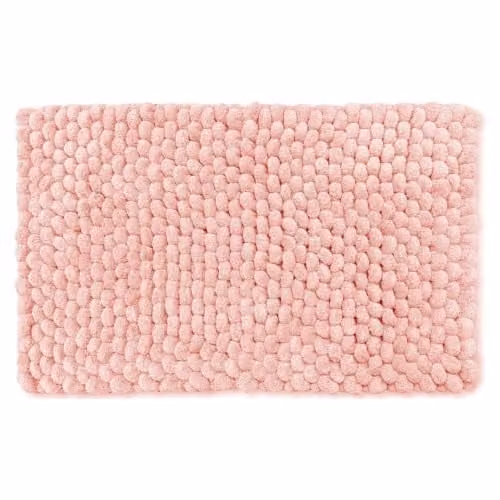 Allure Bath Fashions Bobbi Giant Bobble Bath Mat, Blush Pink, W: 50 cm, D: 80 cm