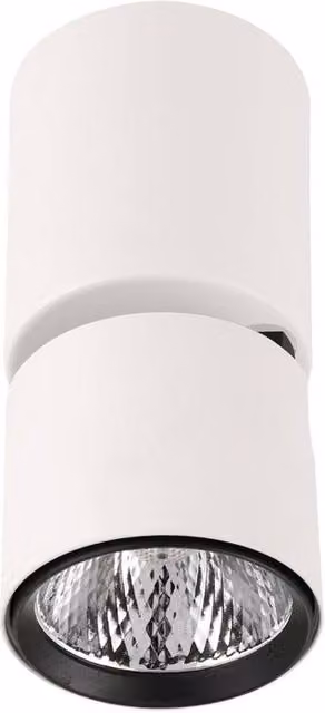 Netlighting Boniva Modern Surface Mounted LED Downlight, 3000K Warm White, White