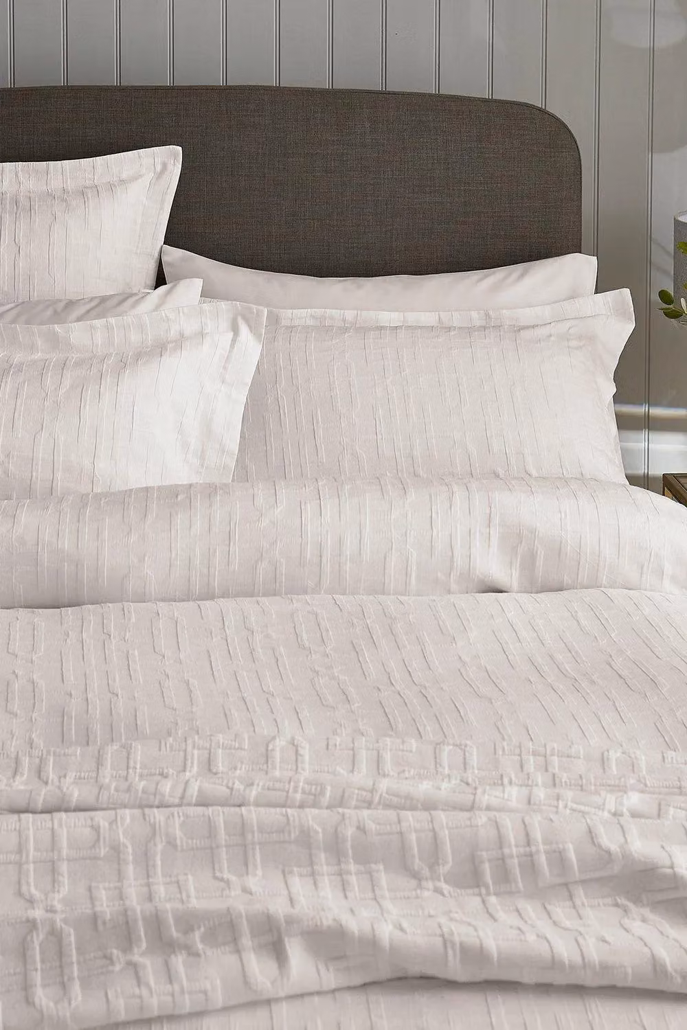 Sanderson White Cotton Percale Graphic Oxford Pillowcase – 2