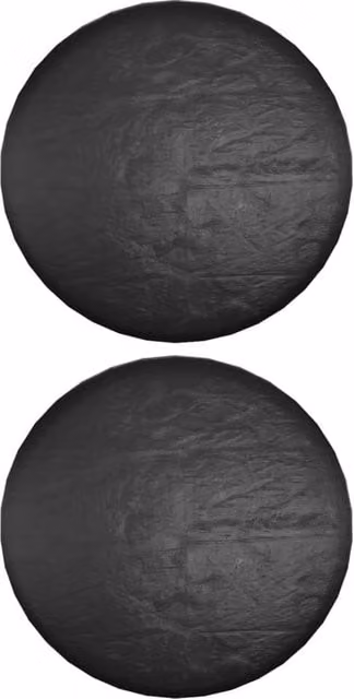 Berkfield Home Island Lounge Covers, 2 Pack, Black, Diameter: 188 cm, Height: 50 cm