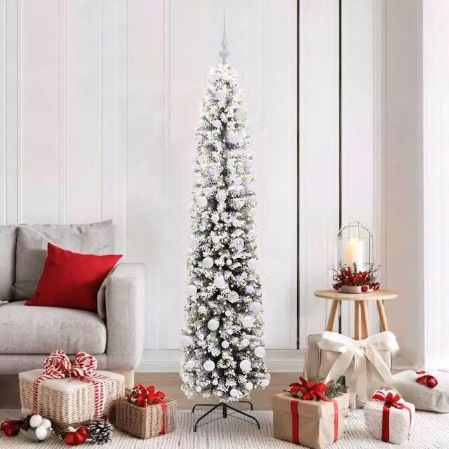 Berkfield Home Artificial Christmas Tree with 300 LEDs and Stand, Green, Height: 180 cm – 1