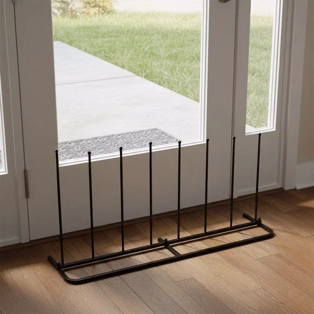 FLAVORA Black Metal Welly Boot Rack – 3