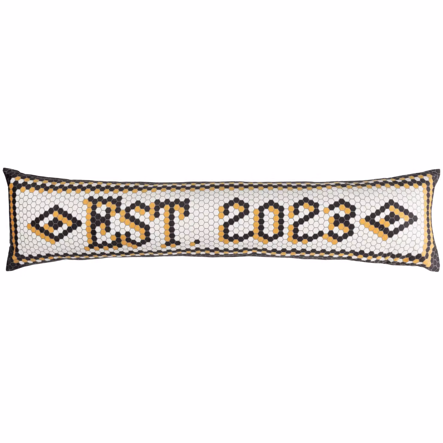 Furn Established Mosaic Message Multicolour Velvet Draught Excluder Cover – 2