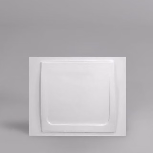 Nes Home Modern Gloss White Acrylic End Bath Panel, Cut to Size, W: 75 cm, H: 55 cm