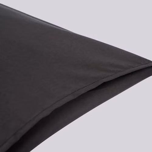 OHS 2 Pack Soft Microfibre Housewife Pillowcases with Envelope Closure, Anthracite Grey – 3