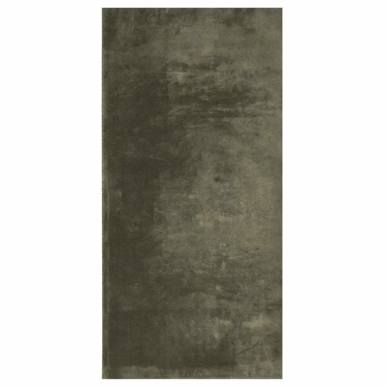 Berkfield Home HUARTE Short Pile Washable Rug, Forest Green, W: 100 cm, L: 200 cm