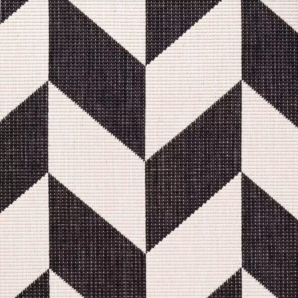 Ted Baker Terrick Reversible Indoor Outdoor Chevron Design Rug in Black, W/D: 200 x 300 cm – 6