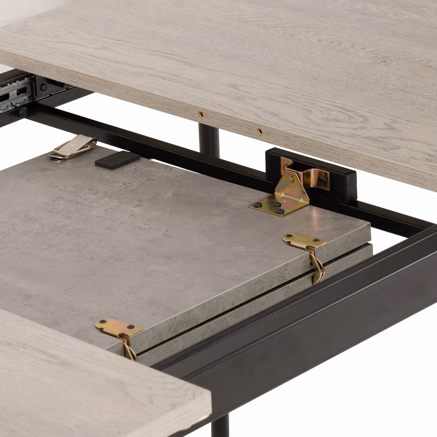 Seconique Avery Extending Dining Set with Concrete Effect Table and 4 Blue Chairs – 3