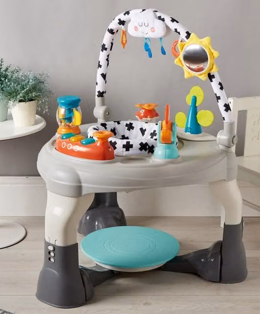 MyChild My Lovely World 3-in-1 Multicolour Textile Activity Centre with Sensory and Motor Features
