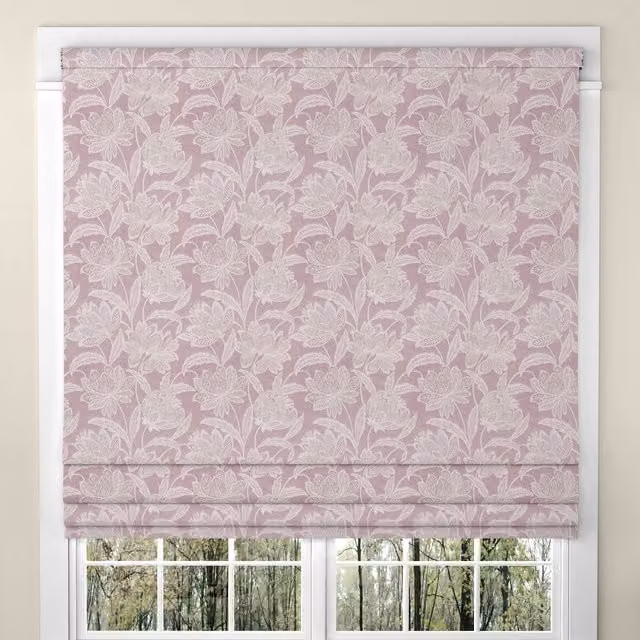 ANTE DECOR Zante Made To Measure Blackout Roman Blind in Red