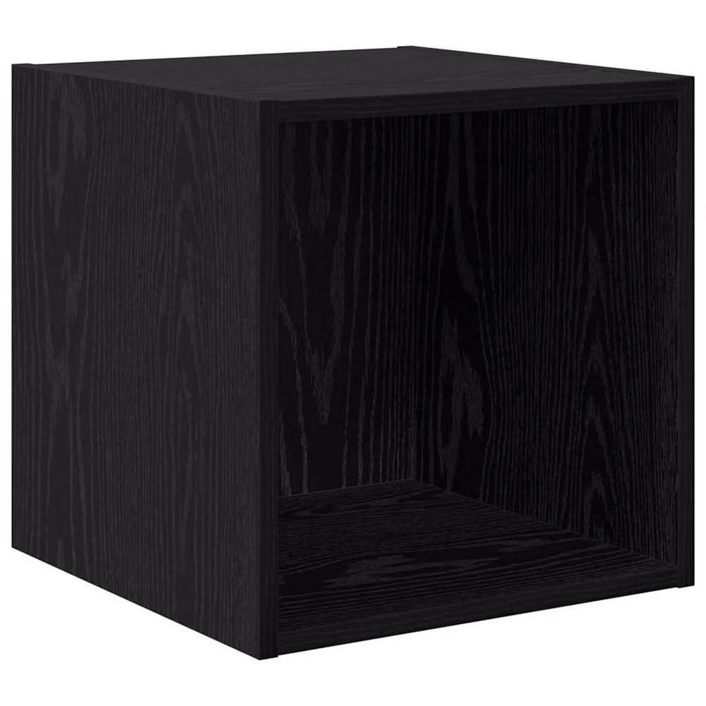 Berkfield Home 4-Piece Modern TV Cabinet Set in Black Oak, W/D/H: 37 x 37 x 72 cm – 3