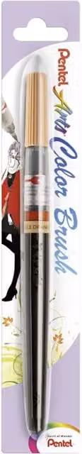 Pentel Arts Colour Brush Pen in Pale Orange