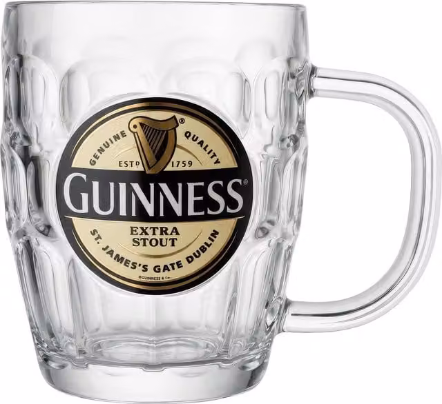 Guinness Transparent and White Glassware ST-GU-00637
