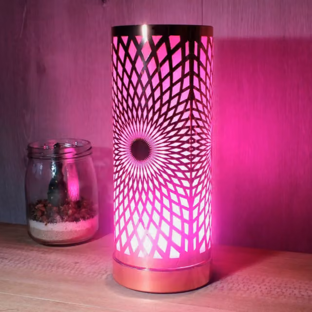 Marco Paul Gold Geometric LED Tabletop Aroma Diffuser