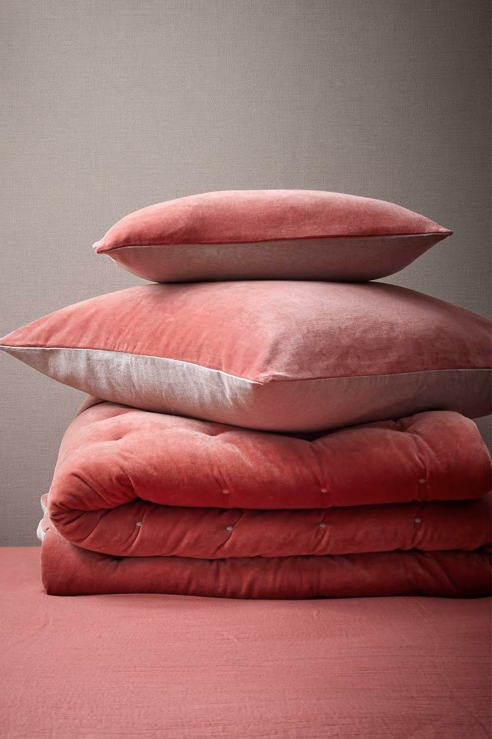 Christy Jaipur Luxury Quilted Cotton Throw in Pink, W/D/H: 140 x 200 cm – 3