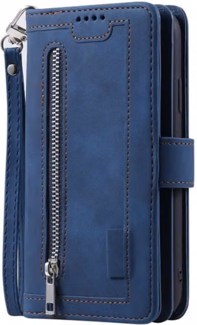 Apple iPhone Multifunctional Wallet Case in Blue