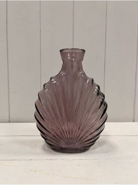 KDMD Amethyst Decorative 17mm Glass Bottle in Purple