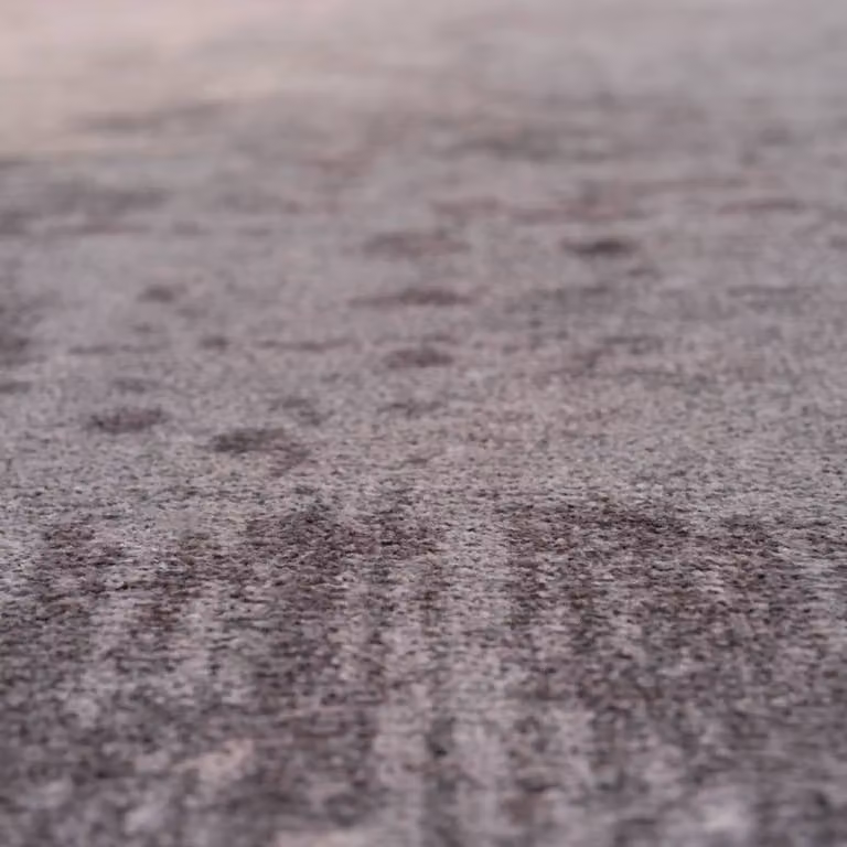 Kukoon Abstract Design Grey Cotton Chenille Washable Long Hallway Runner Rug, W: 60 cm, L: 240 cm