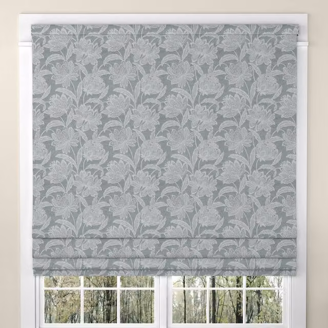 Ante Decor Zante Made To Measure Blackout Roman Blind in Charcoal Grey