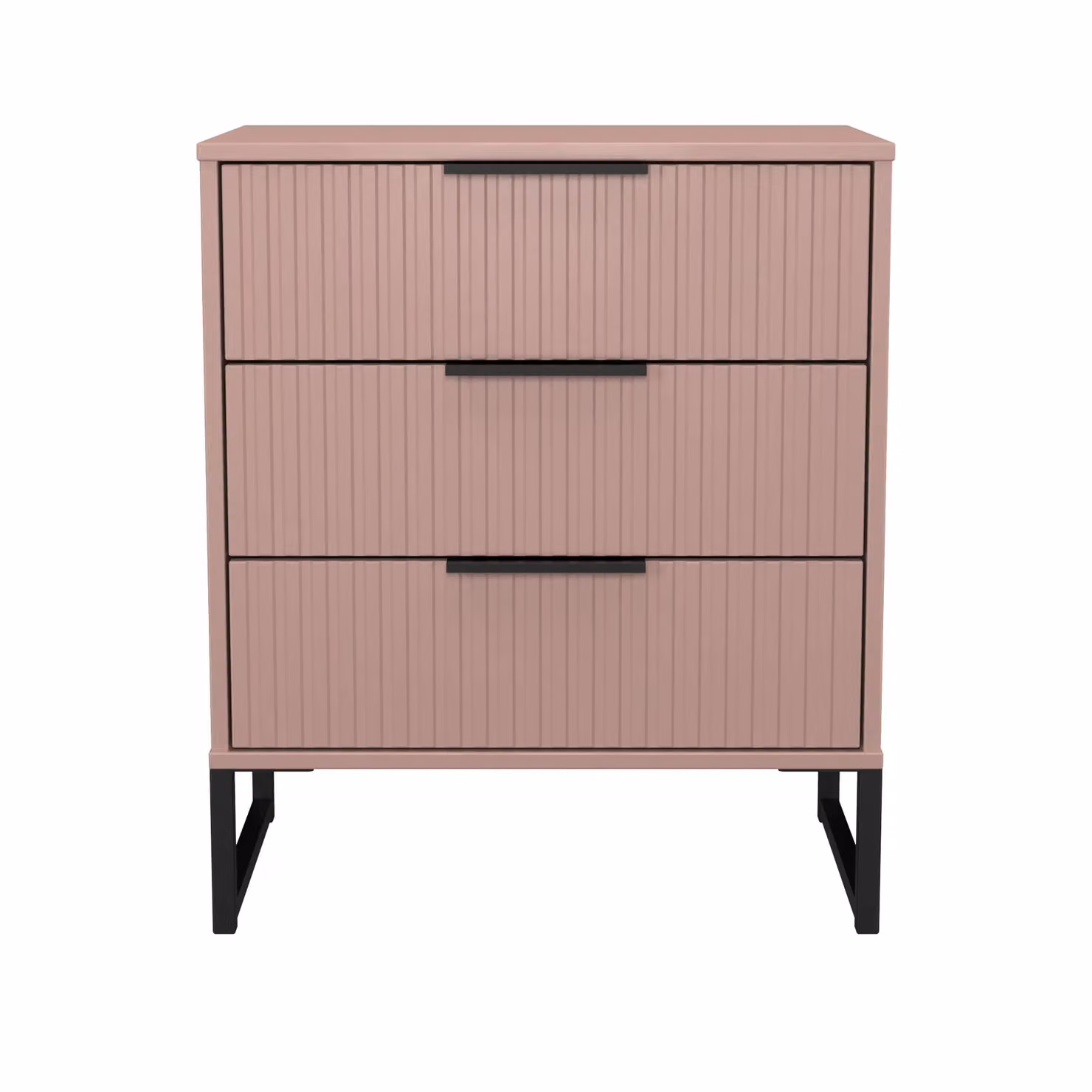 2 U Menai 3 Drawer Chest in Dusty Pink – 2