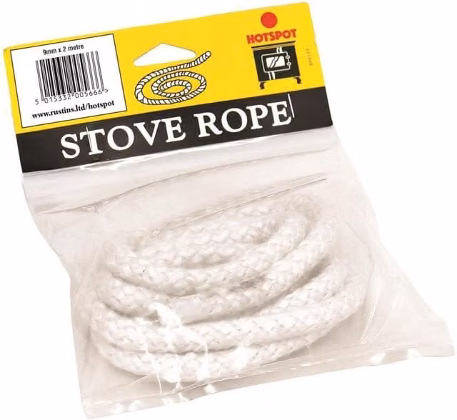 Hotspot Stove Glass Rope in White and Multicolour