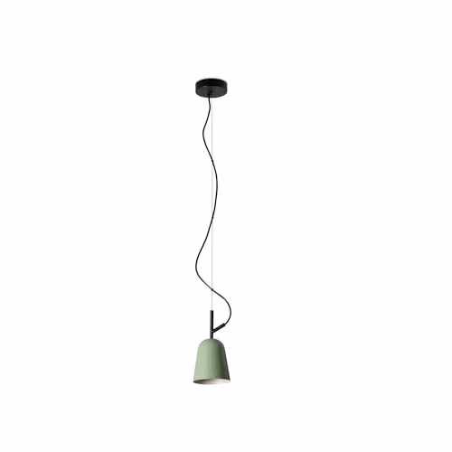 FARO Barcelona Studio Dome Pendant Ceiling Light in Matt Green