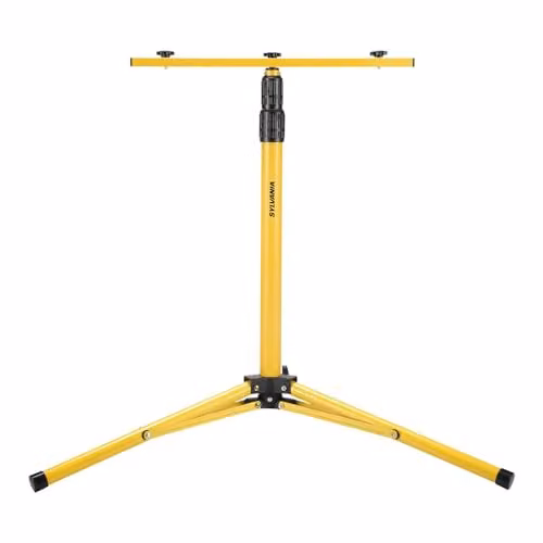Sylvania SylWork Metal Tripod with Mount Bracket in Yellow and Black