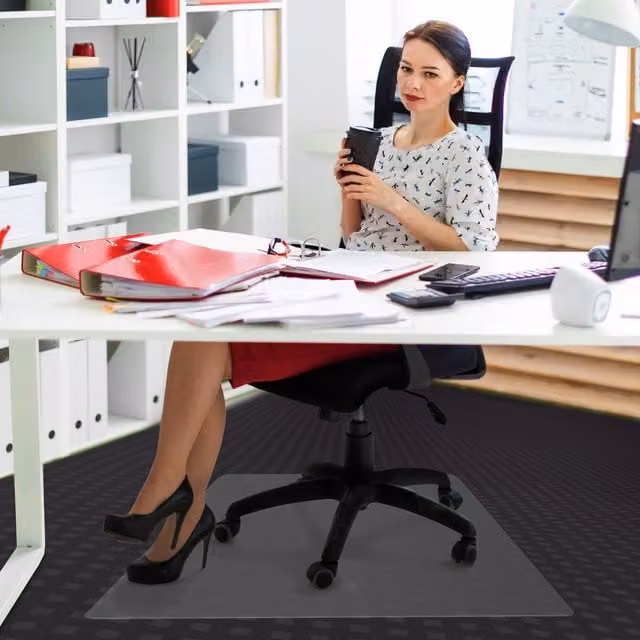 Floortex Advantagemat Plus APET Chair Mat, Transparent, Width: 75 cm