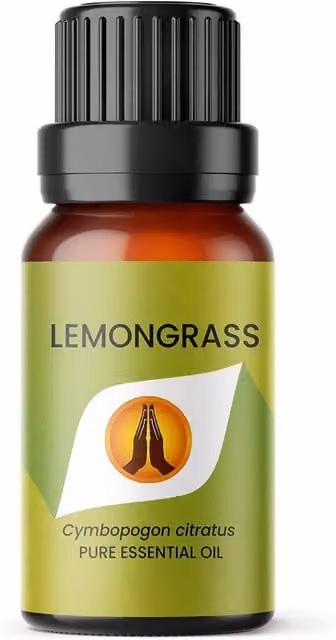Aroma Energy Lemongrass Pure Essential Oil, 5 x 10ml Bottles, Transparent – 3