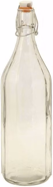 Tala Transparent Glass Preserving Cordial Bottle with Clip, 1000ml