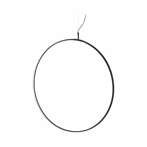 Netlighting Circus Integrated LED Pendant Ceiling Light, Black, 3000K, Diameter: 74 cm