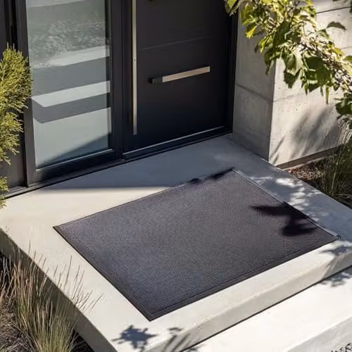 Nicoman Anti-Slip Mesh Doormat, Grey, W: 76 cm, D: 43 cm – 6