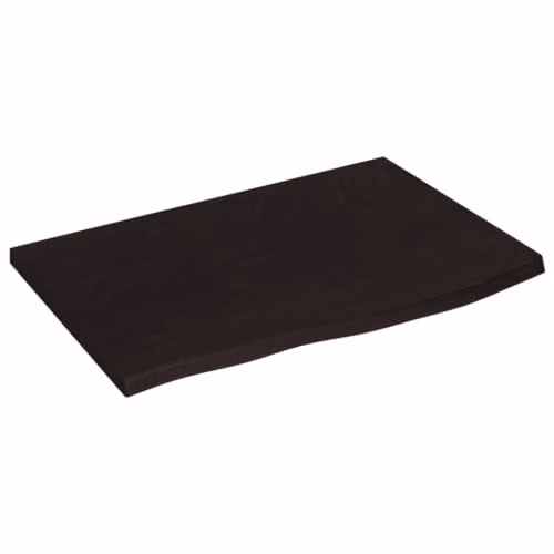 vidaXL Wall Shelf in Brown Oak, W/D/H: 60 x 40 x 2 cm