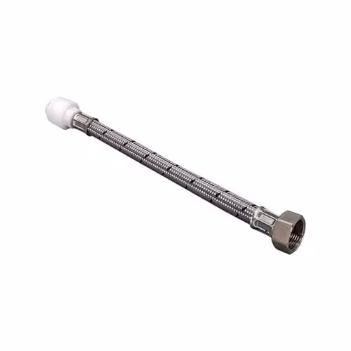 FloPlast FloFit+ 15mm x 1/2 inch x 300mm Silver Tap Connector