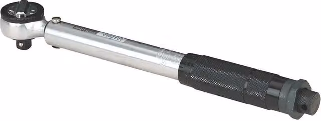 Loops Calibrated Micrometer Torque Wrench with 3/8 inch Square Drive and Flip Reverse Ratchet in Silver and Multicolour – 1