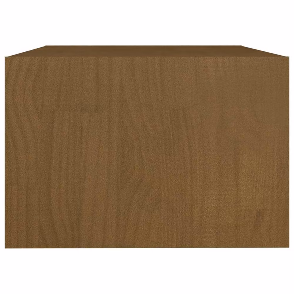 Berkfield Home Modern Rectangular Coffee Table in Honey Brown Solid Pinewood, W: 75 cm, D: 50 cm, H: 33.5 cm – 3