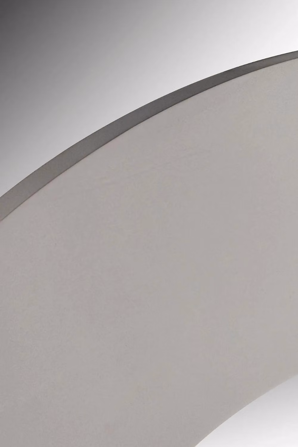 Nielsen Design Modern Round Wooden Wall Mirror in Light Grey, Diameter: 90 cm – 3