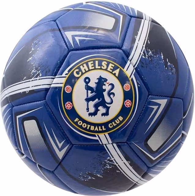 Chelsea FC Turbine Crest Mini Football in Blue, White and Black